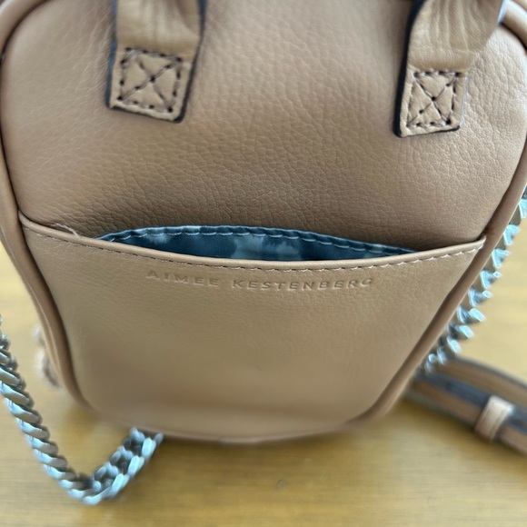 Aimee Kestenberg Tan Crossbody Bag with Silver Accents - Picture 6 of 6
